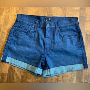 BNWOT Mother Jean Dropout Cuff Shorts Size 26